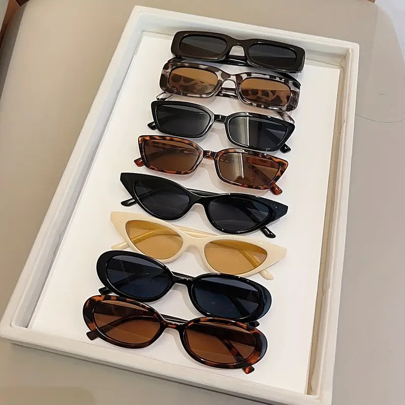 Style8com – 8’li Renkli Retro Tarz Unisex Gözlük Seti
